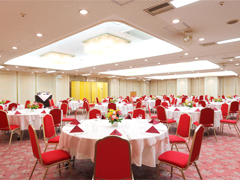 総合宴会場オーラムの宴会場