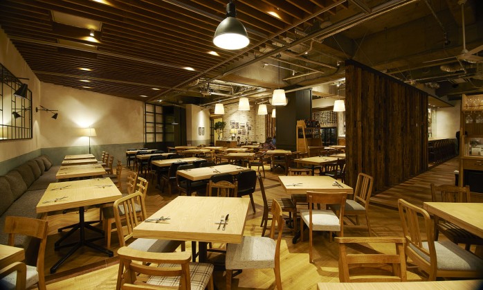 bottega柏店の店内
