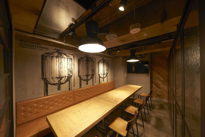Ottotto BREWERY浜松町店の店内